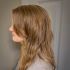 Layered brown hair